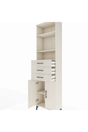 Arges Dolap 4 Raflı 3 Çekmeceli 2 Kapaklı 60x30x221 Aytaşı-Aytaşı