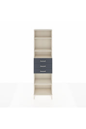 Arges Dolap 4 Raflı 3 Çekmeceli 60x30x221 Aytaşı-Antrasit