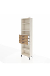 Arges Dolap 4 Raflı 3 Çekmeceli 60x30x221 Aytaşı-Çam