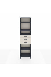 Arges Dolap 4 Raflı 3 Çekmeceli 60x30x221 Antrasit-Aytaşı