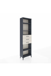 Arges Dolap 4 Raflı 3 Çekmeceli 60x30x221 Antrasit-Aytaşı