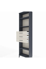 Arges Dolap 4 Raflı 3 Çekmeceli 60x30x221 Antrasit-Aytaşı