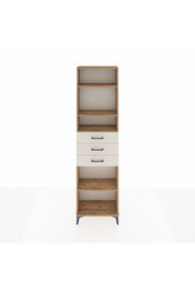 Arges Dolap 4 Raflı 3 Çekmeceli 60x30x221 Çam-Aytaşı