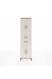 Arges Dolap 4 Raflı 2 Çekmeceli 4 Kapaklı 60x30x221 Çam-Aytaşı