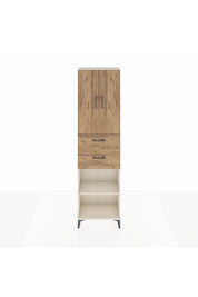 Arges Dolap 4 Raflı 2 Çekmeceli 2 Kapaklı 60x30x221 Aytaşı-Çam