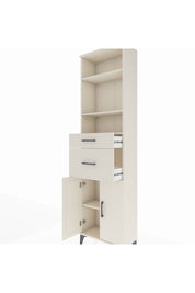 Arges Dolap 4 Raflı 2 Çekmeceli 2 Kapaklı 60x30x221 Aytaşı-Aytaşı