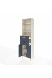 Arges Dolap 4 Raflı 2 Çekmeceli 2 Kapaklı 60x30x221 - S29M218V2A