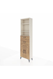 Arges Dolap 4 Raflı 2 Çekmeceli 2 Kapaklı 60x30x221 - S29M218V3A