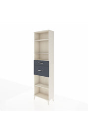 Arges Dolap 4 Raflı 2 Çekmeceli 60x30x221 Aytaşı-Antrasit