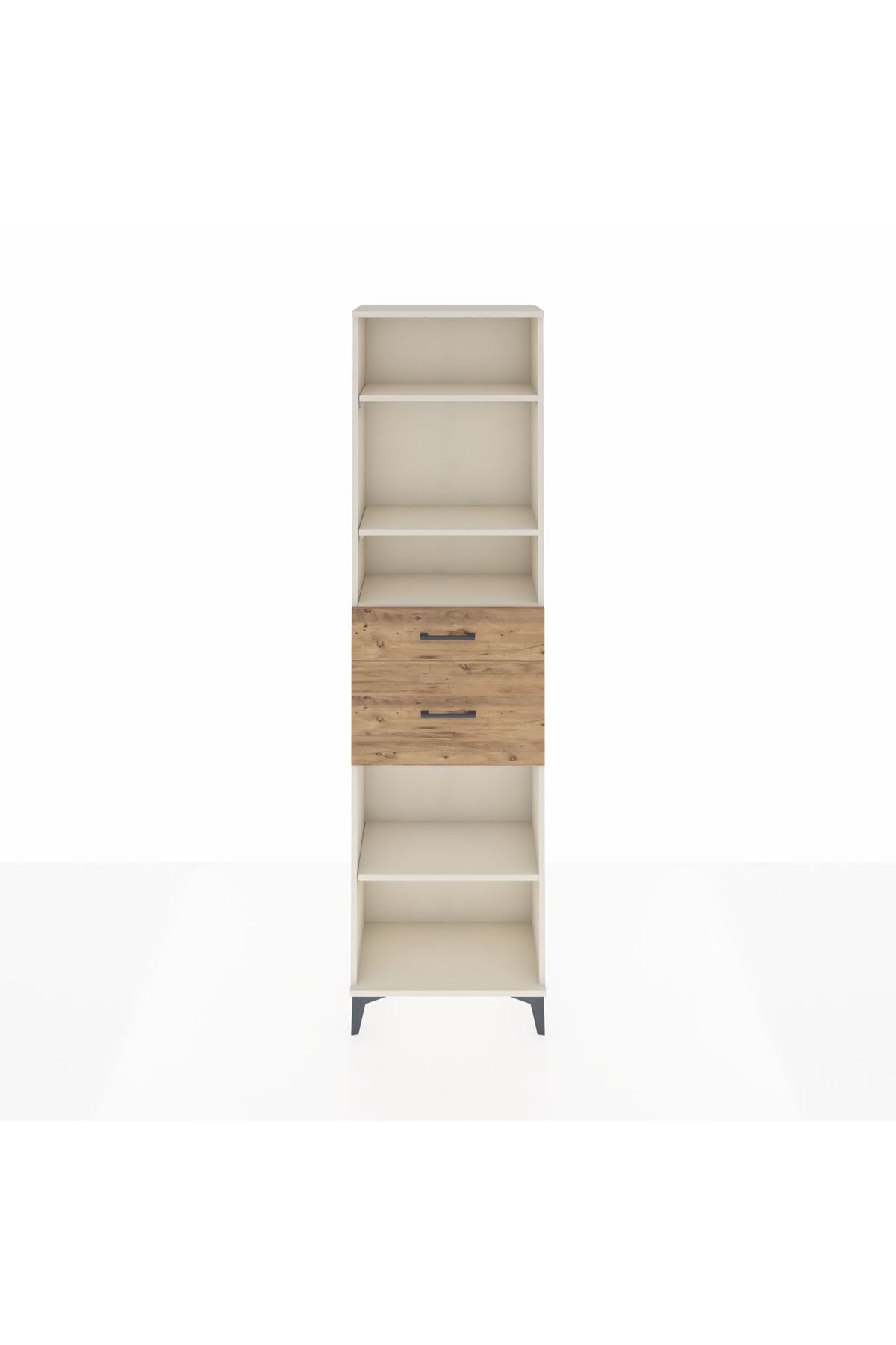 Arges Dolap 4 Raflı 2 Çekmeceli 60x30x221 Aytaşı-Çam