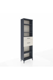 Arges Dolap 4 Raflı 2 Çekmeceli 60x30x221 Antrasit-Aytaşı