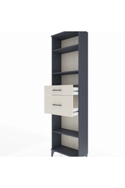 Arges Dolap 4 Raflı 2 Çekmeceli 60x30x221 Antrasit-Aytaşı