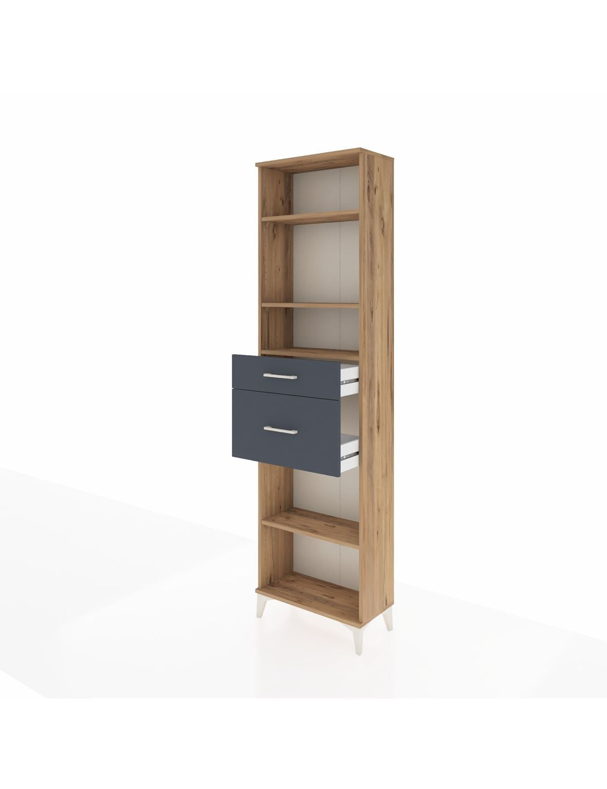 Arges Dolap 4 Raflı 2 Çekmeceli 60x30x221 - S29M219V8A