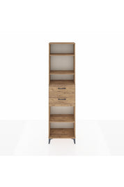 Arges Dolap 4 Raflı 2 Çekmeceli 60x30x221 Çam-Çam