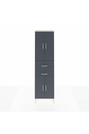 Arges Dolap 4 Raflı 2 Çekmeceli 4 Kapaklı 60x30x221 Aytaşı-Antrasit