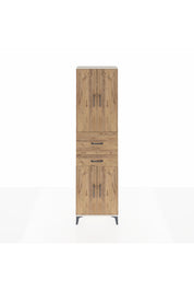 Arges Dolap 4 Raflı 2 Çekmeceli 4 Kapaklı 60x30x221 Aytaşı-Çam