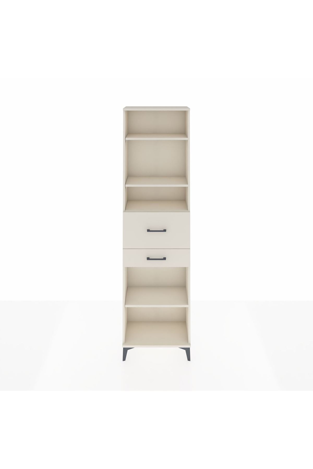 Arges Dolap 4 Raflı 2 Çekmeceli 60x30x221 Aytaşı-Aytaşı