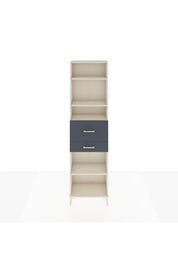 Arges Dolap 4 Raflı 2 Çekmeceli 60x30x221 Aytaşı-Antrasit