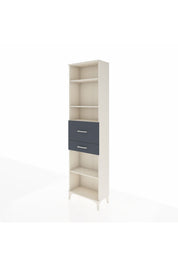 Arges Dolap 4 Raflı 2 Çekmeceli 60x30x221 Aytaşı-Antrasit