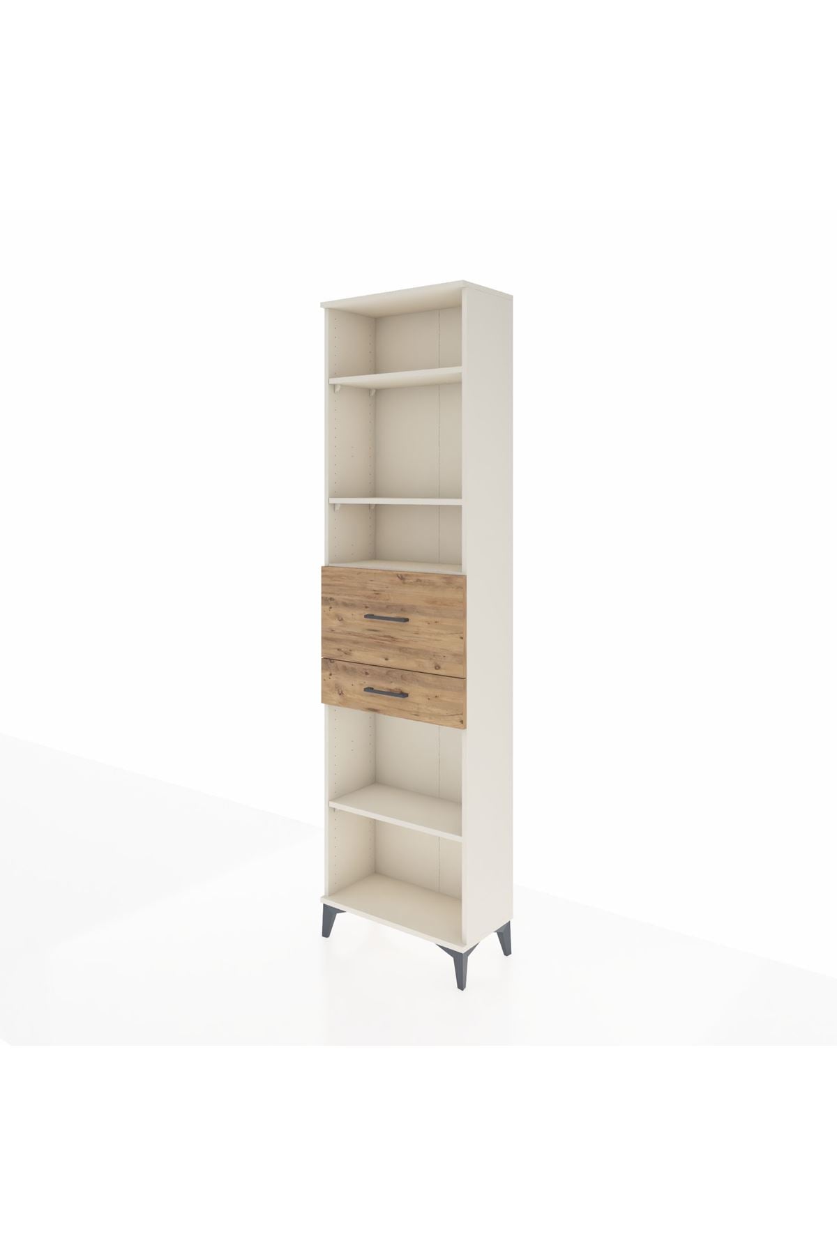 Arges Dolap 4 Raflı 2 Çekmeceli 60x30x221 Aytaşı-Çam