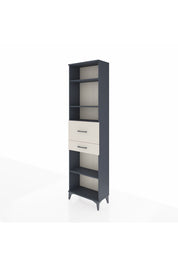 Arges Dolap 4 Raflı 2 Çekmeceli 60x30x221 Antrasit-Aytaşı