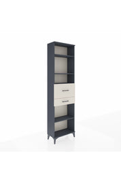 Arges Dolap 4 Raflı 2 Çekmeceli 60x30x221 Antrasit-Aytaşı