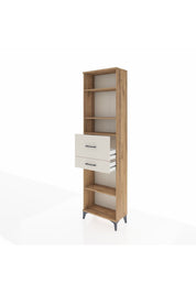 Arges Dolap 4 Raflı 2 Çekmeceli 60x30x221 Çam-Aytaşı