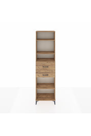 Arges Dolap 4 Raflı 2 Çekmeceli 60x30x221 Çam-Çam