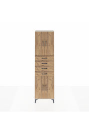 Arges Dolap 3 Raflı 4 Çekmeceli 4 Kapaklı 60x30x221 Aytaşı-Çam