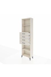 Arges Dolap 3 Raflı 4 Çekmeceli 60x30x221 - S29M227V1A