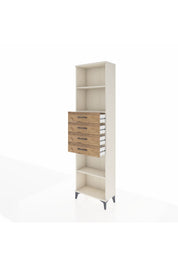 Arges Dolap 3 Raflı 4 Çekmeceli 60x30x221 - S29M227V3A