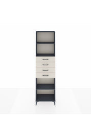 Arges Dolap 3 Raflı 4 Çekmeceli 60x30x221 - S29M227V4A