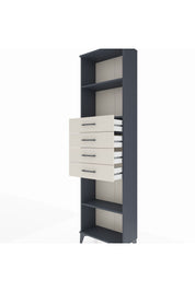 Arges Dolap 3 Raflı 4 Çekmeceli 60x30x221 - S29M227V4A