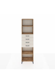 Arges Dolap 3 Raflı 4 Çekmeceli 60x30x221 Çam-Aytaşı