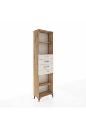 Arges Dolap 3 Raflı 4 Çekmeceli 60x30x221 - S29M227V7A