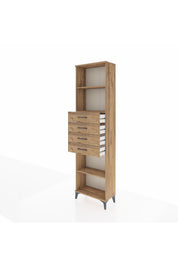 Arges Dolap 3 Raflı 4 Çekmeceli 60x30x221 - S29M227V9A