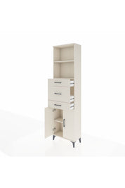 Arges Dolap 3 Raflı 3 Çekmeceli 2 Kapaklı 60x30x221 Aytaşı-Aytaşı