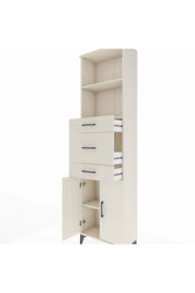 Arges Dolap 3 Raflı 3 Çekmeceli 2 Kapaklı 60x30x221 Aytaşı-Aytaşı