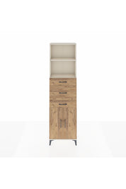 Arges Dolap 3 Raflı 3 Çekmeceli 2 Kapaklı 60x30x221 Aytaşı-Çam