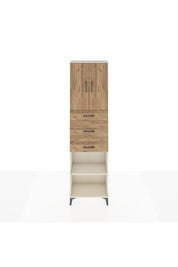 Arges Dolap 3 Raflı 3 Çekmeceli 2 Kapaklı 60x30x221 Aytaşı-Çam