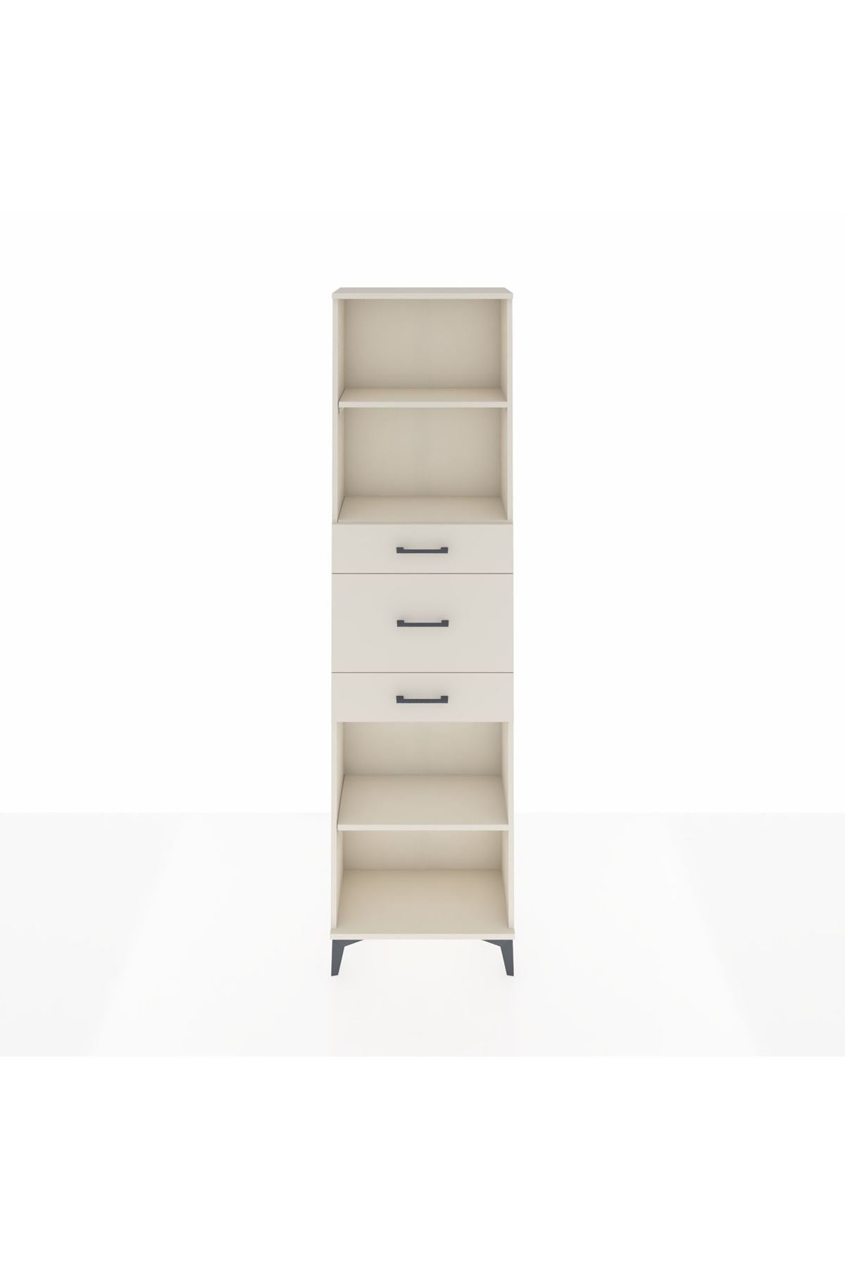 Arges Dolap 3 Raflı 3 Çekmeceli 60x30x221 Aytaşı-Aytaşı