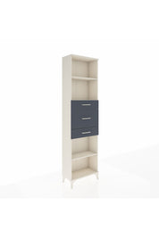 Arges Dolap 3 Raflı 3 Çekmeceli 60x30x221 Aytaşı-Antrasit