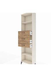 Arges Dolap 3 Raflı 3 Çekmeceli 60x30x221 Aytaşı-Çam