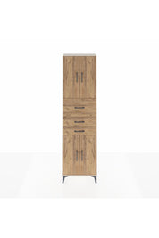 Arges Dolap 3 Raflı 3 Çekmeceli 4 Kapaklı 60x30x221 Aytaşı-Çam