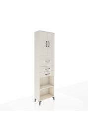 Arges Dolap 3 Raflı 3 Çekmeceli 2 Kapaklı 60x30x221 Aytaşı-Aytaşı