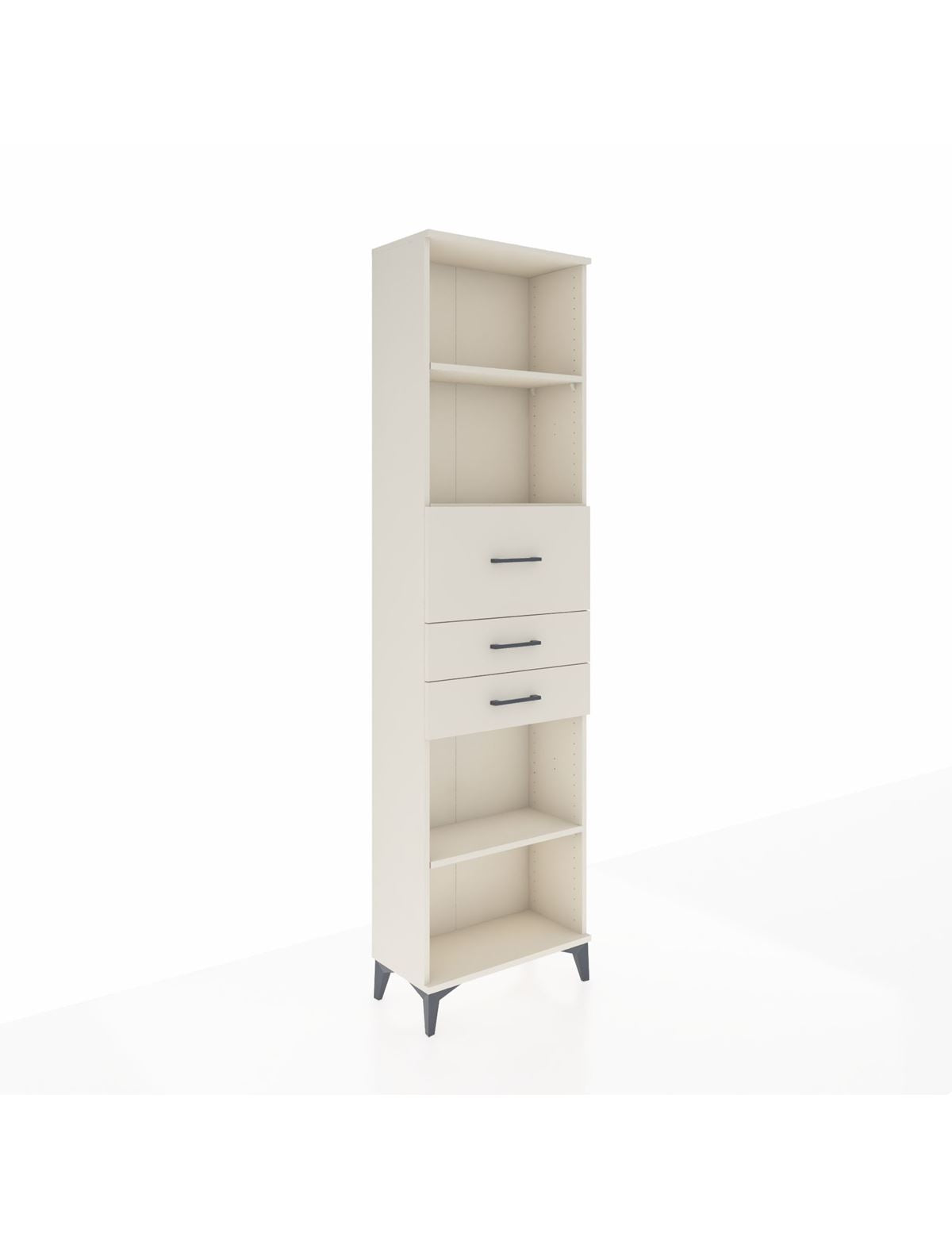 Arges Dolap 3 Raflı 3 Çekmeceli 60x30x221 Aytaşı-Aytaşı