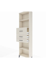 Arges Dolap 3 Raflı 3 Çekmeceli 60x30x221 - S29M235V1A