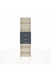 Arges Dolap 3 Raflı 3 Çekmeceli 60x30x221 Aytaşı-Antrasit