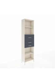 Arges Dolap 3 Raflı 3 Çekmeceli 60x30x221 Aytaşı-Antrasit