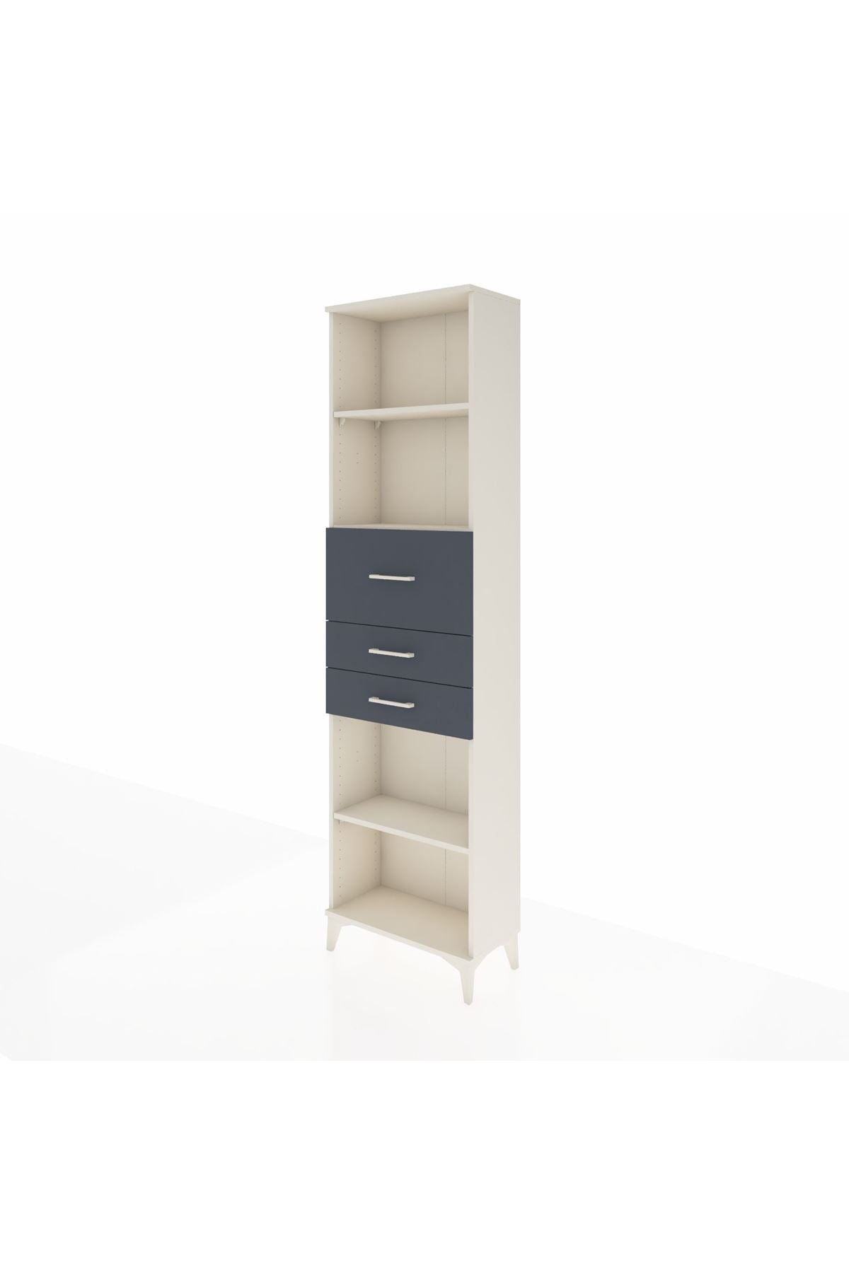 Arges Dolap 3 Raflı 3 Çekmeceli 60x30x221 - S29M235V2A